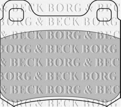 BORG & BECK bbp1315 -  Комплект тормозных колодок, дисковый тормоз